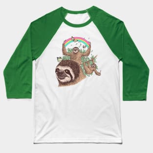 The Sloth Life Baseball T-Shirt